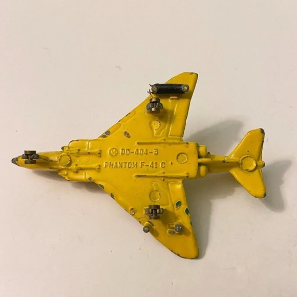 Vintage Diecast Aircraft Phantom F41C Plane and F16 Fighter Pull Back Hong  Kong - Picture 7 of 12